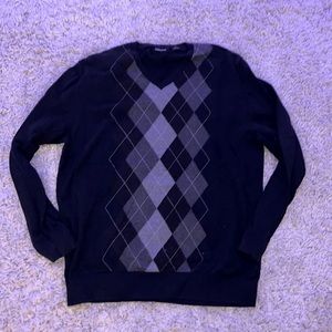 Cute Trendy Argyle pullover sweater